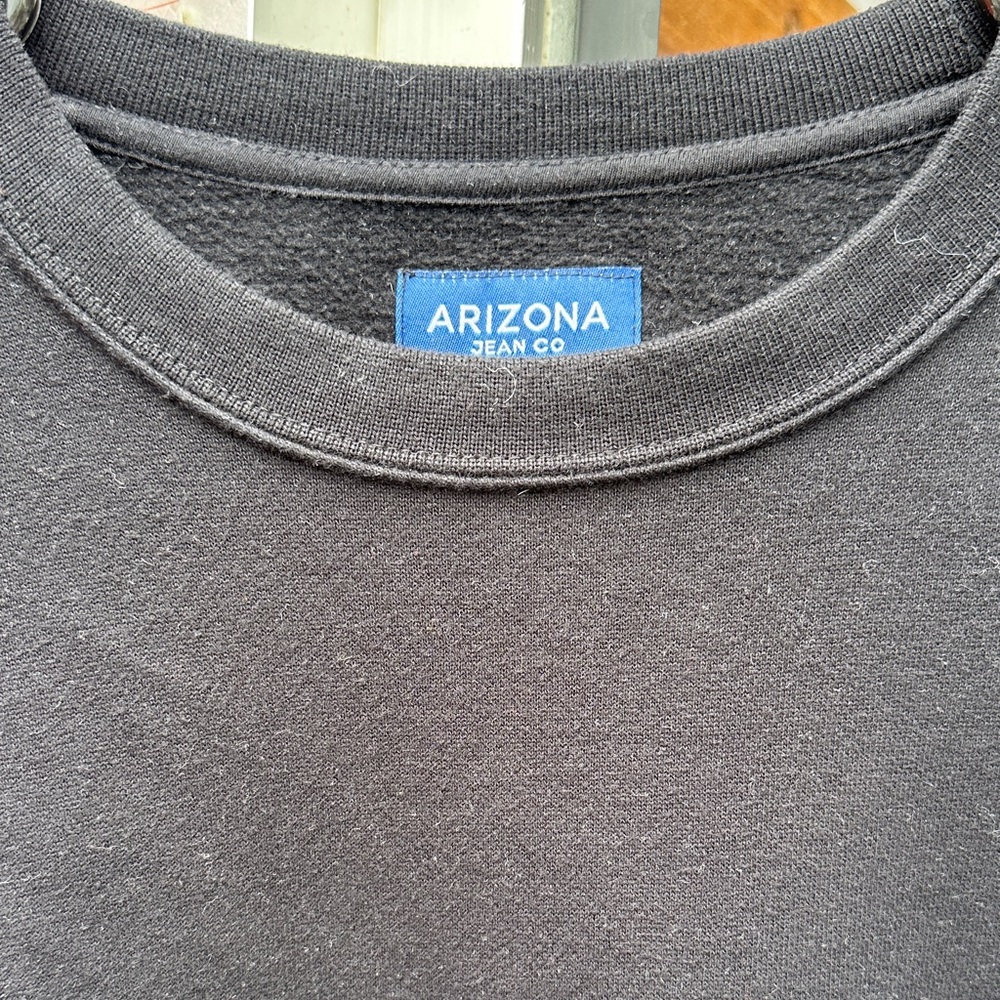 Black Crewneck Sweater by Arizona Jeans Co - The Future is Bright - Picture 2 of 3